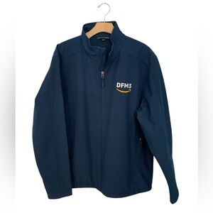 NWOT Amazon Employee Zip Jacket  Embroidered Amazon "DFM3" logo. Port Authority